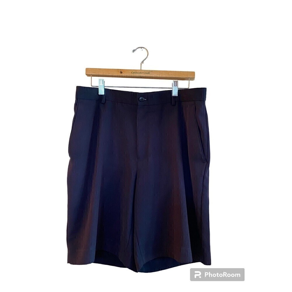 Alan Flusser golf shorts Sz.36 Navy Blue